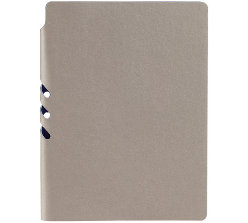 Ежедневник Flexpen, недатированный, серебристо-синий