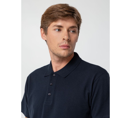 Рубашка поло мужская Summer 170, темно-синяя (navy)