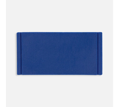 Лейбл из ПВХ Dzeta, S, синий