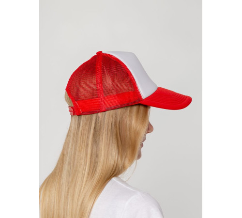 Бейсболка Sunbreaker, красная с белым