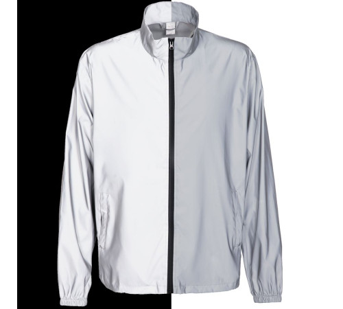 Ветровка Manifest 2.0 из светоотражающей ткани, серая