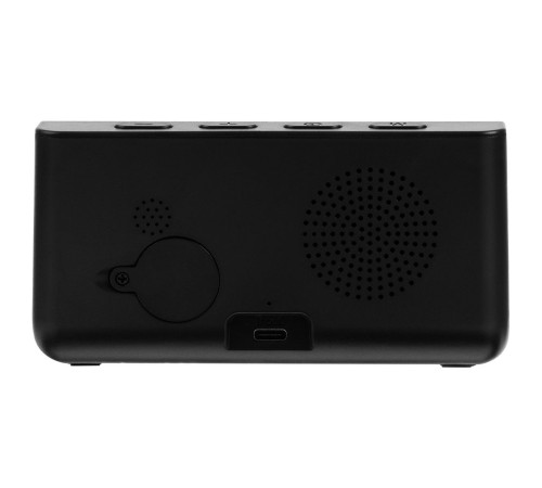 Станция беспроводной зарядки с часами Electron, ver.2, черная