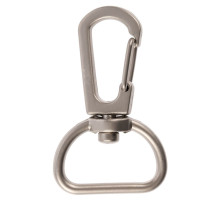 Застежка-карабин Snap Hook, M, серебристая