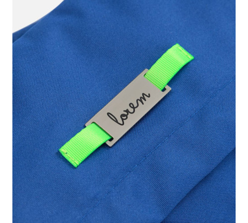 Шильдик металлический Kova, серебристый