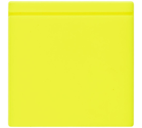 Лейбл из ПВХ Kare, желтый неон