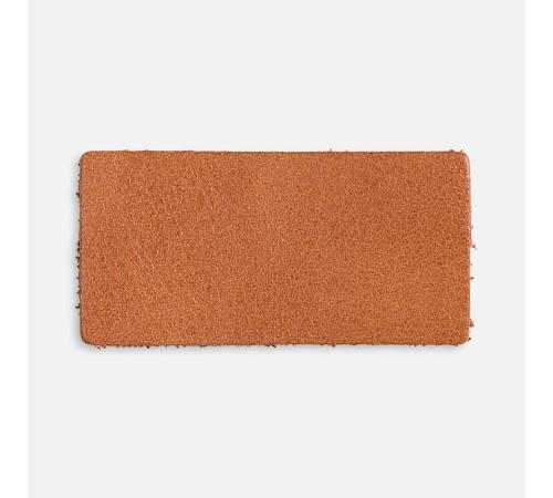 Лейбл кожаный Tuken, S, горчичный