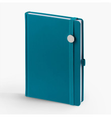 Ежедневник Favor Metal, недатированный, бирюзовый