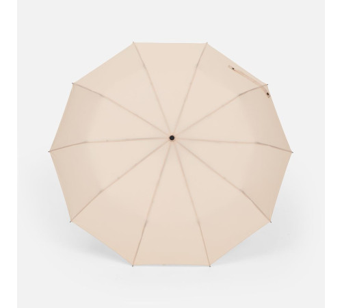 Зонт складной Cloudburst в подарочной упаковке, бежевый
