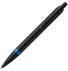 Ручка шариковая Parker IM Professionals Marine Blue BT, черная с синим