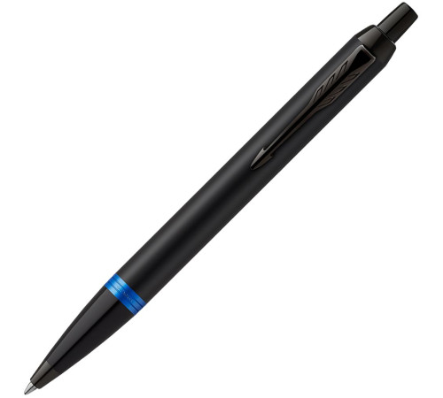 Ручка шариковая Parker IM Professionals Marine Blue BT, черная с синим