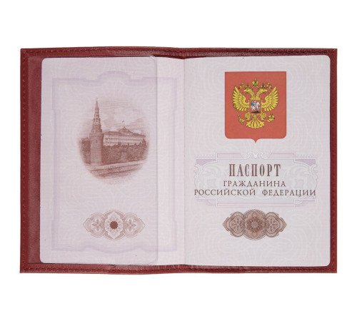 Обложка для паспорта Top, красная