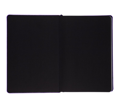 Ежедневник Alanis, недатированный, черный с фиолетовым