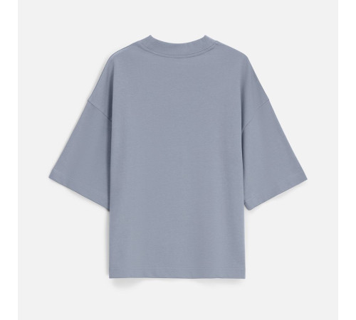 Футболка оверсайз унисекс T9, серая