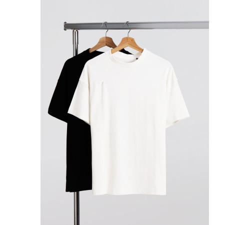 Футболка оверсайз унисекс Sinkopa, молочно-белая