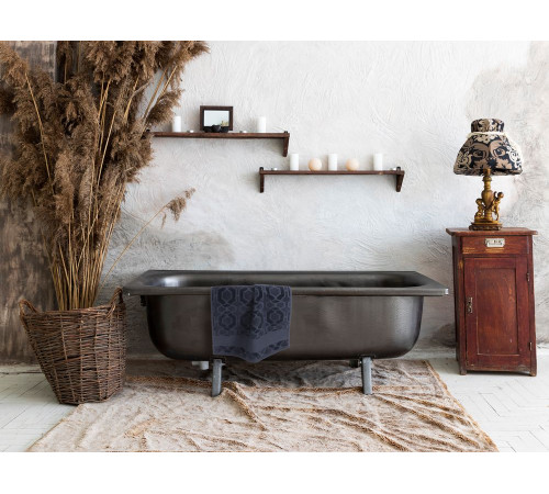 Полотенце Velin, среднее, темно-серое