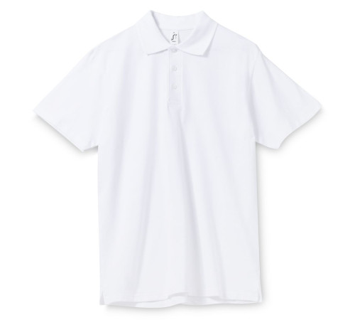 Рубашка поло мужская Spring 210, белая