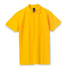 Рубашка поло мужская Spring 210, желтая