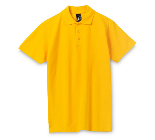 Рубашка поло мужская Spring 210, желтая