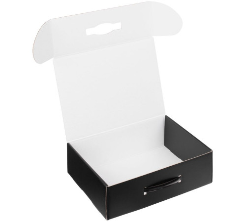 Коробка Matter Light, черная, с черной ручкой