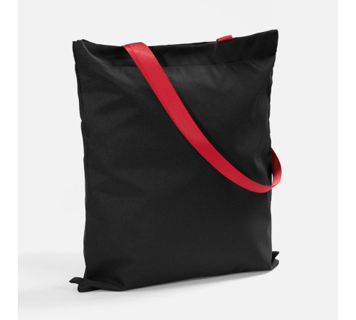Шопер B3, черный с красными ручками