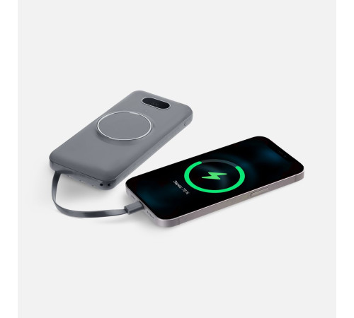 Аккумулятор Omni Qi 10000 мАч, ver.2, серый