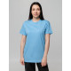 Футболка унисекс T-bolka 140, голубая