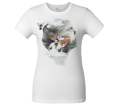 Футболка женская «Подруга Питер», белая