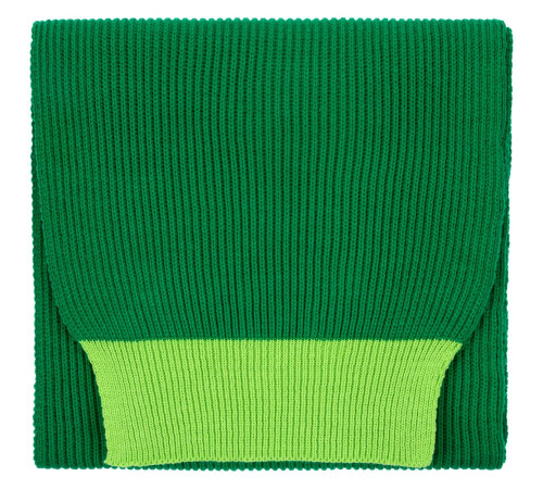 Шарф Snappy, зеленый с салатовым