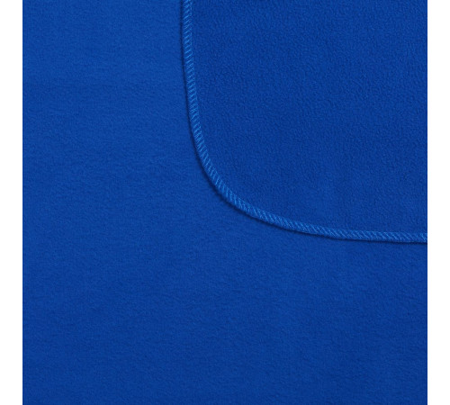 Флисовый плед Warm&Peace, ярко-синий