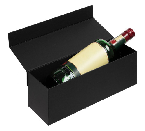 Коробка под бутылку Color Jacket, черная