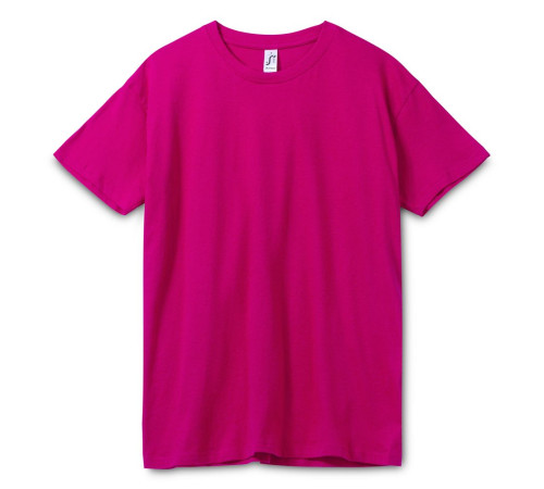 Футболка унисекс Regent 150, ярко-розовая (фуксия)