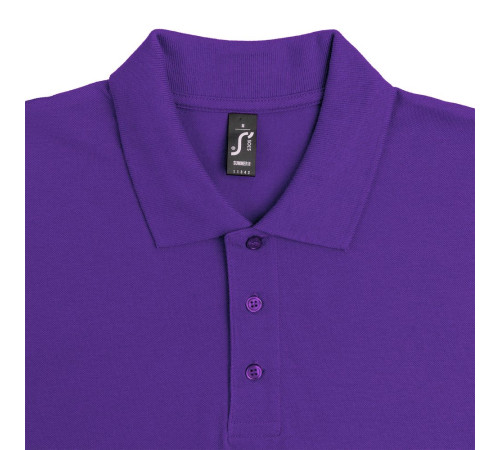 Рубашка поло мужская Summer 170, темно-фиолетовая