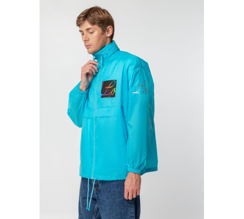 Ветровка из нейлона Surf 210, бирюзовая