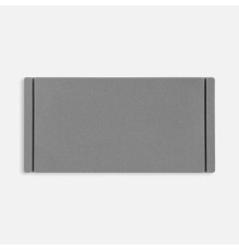 Лейбл из ПВХ Dzeta, S, серый