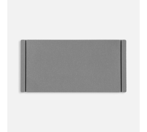 Лейбл из ПВХ Dzeta, S, серый