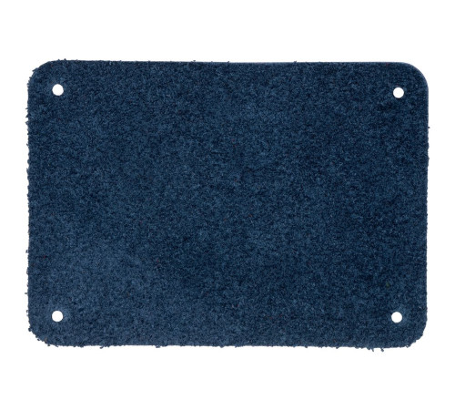 Лейбл кожаный Beta, XL, синий