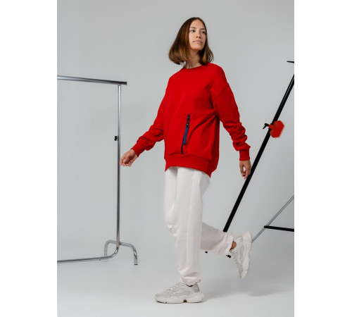 Свитшот унисекс Kosmos 2.0, красный