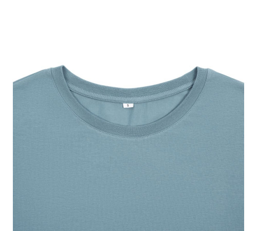 Футболка унисекс оверсайз Crosstown, серо-зеленая