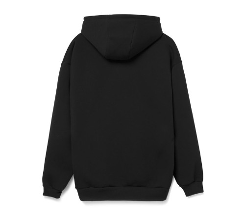 Худи унисекс оверсайз Full Swing, черное