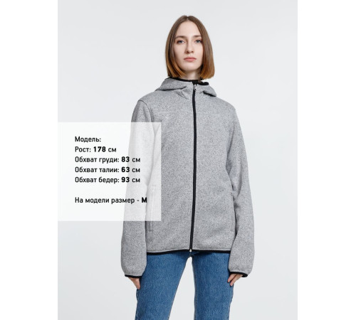 Куртка с капюшоном унисекс Gotland, серая