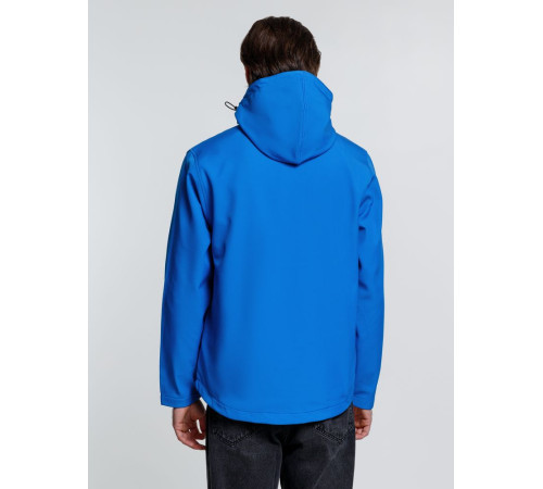 Куртка софтшелл мужская Zagreb, ярко-синяя
