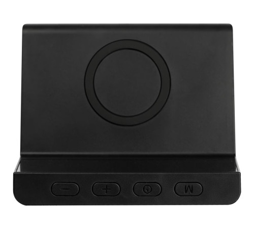 Станция беспроводной зарядки с часами Electron, ver.2, черная
