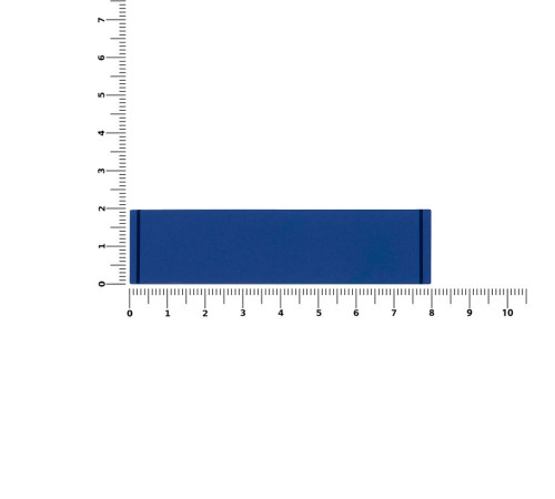 Лейбл из ПВХ Tarea, синий