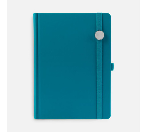 Ежедневник Favor Metal, недатированный, бирюзовый