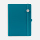Ежедневник Favor Metal, недатированный, бирюзовый