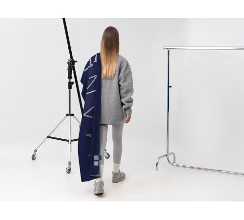 Шарф Bereg, серый с синим