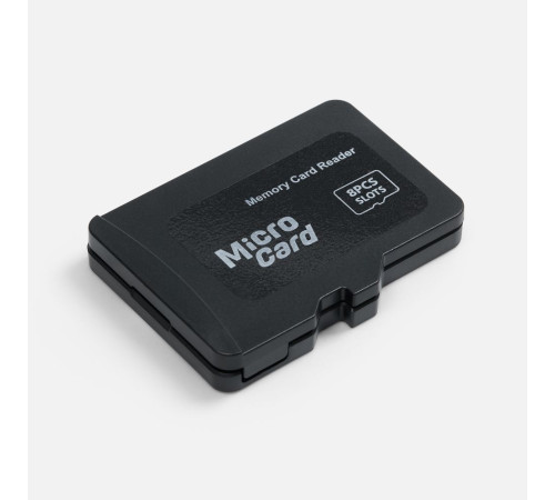 Футляр для карт памяти и SIM-карт Multitask, черный