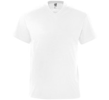 Футболка мужская с V-образным вырезом Victory 150, белая