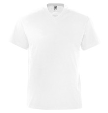 Футболка мужская с V-образным вырезом Victory 150, белая