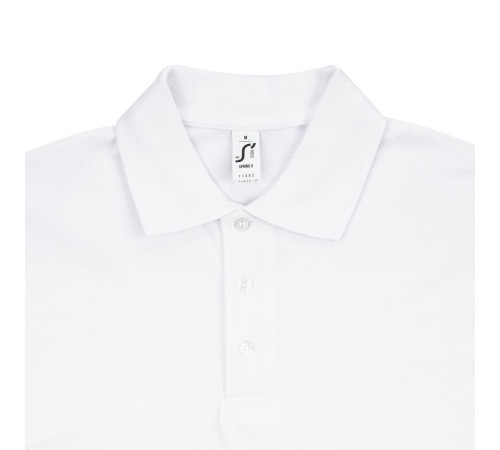 Рубашка поло мужская Spring 210, белая